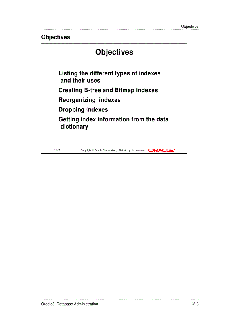 image for page Managing Indexes