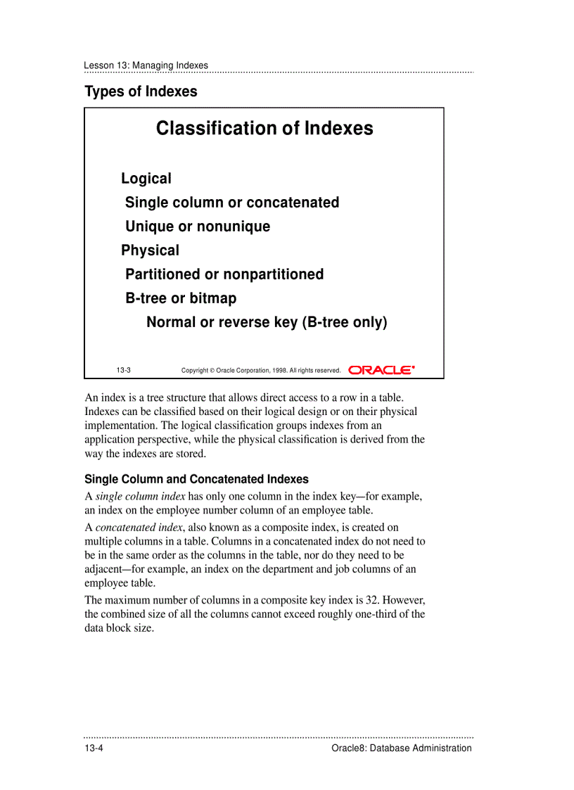 image for page Managing Indexes