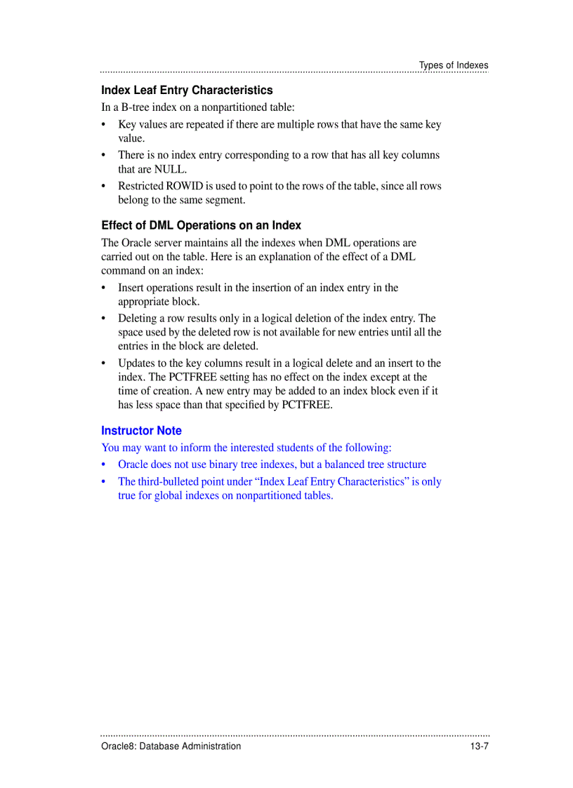 image for page Managing Indexes