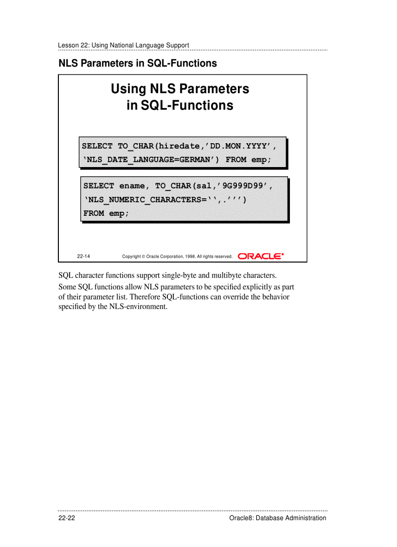 image for page Choosing a Database and a National Character Set