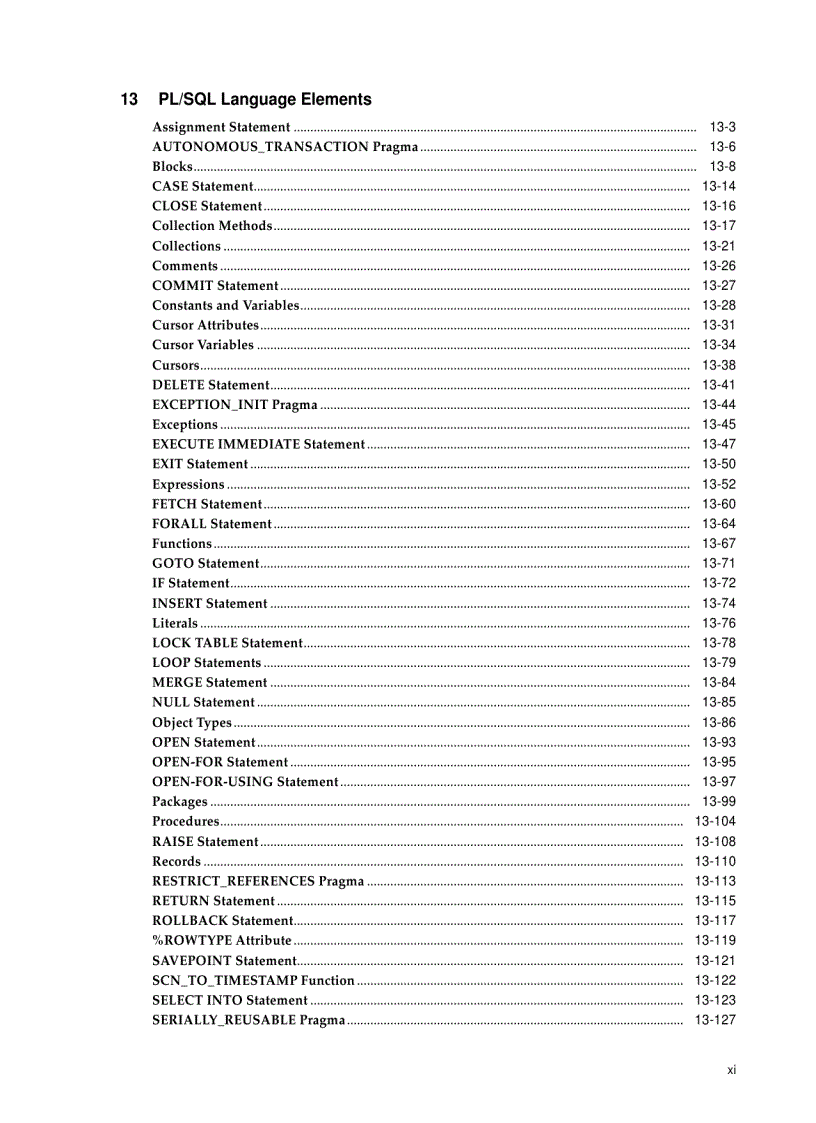image for page PL SQL User s Guide and Reference