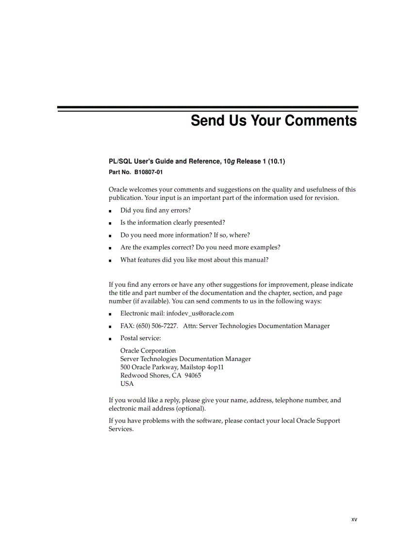 image for page PL SQL User s Guide and Reference