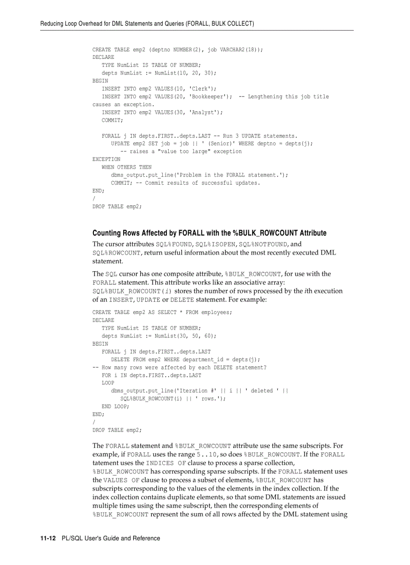 image for page Tuning PL SQL Applications for Performance