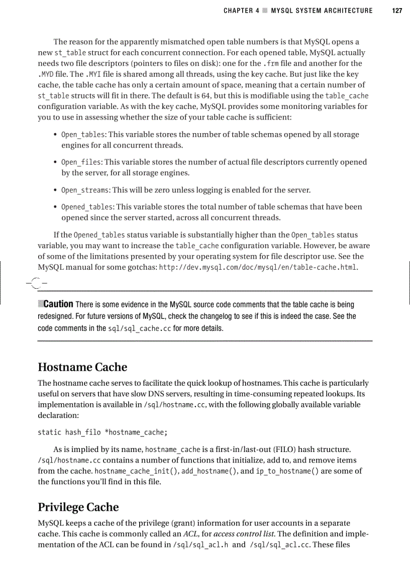 image for page Mysql system architecture