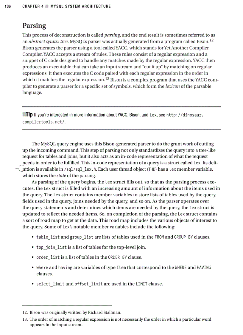 image for page Mysql system architecture