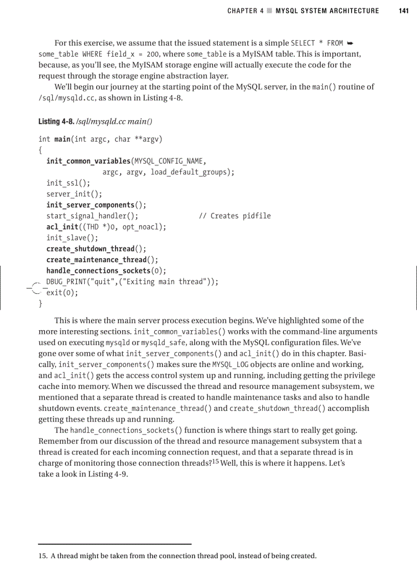 image for page Mysql system architecture