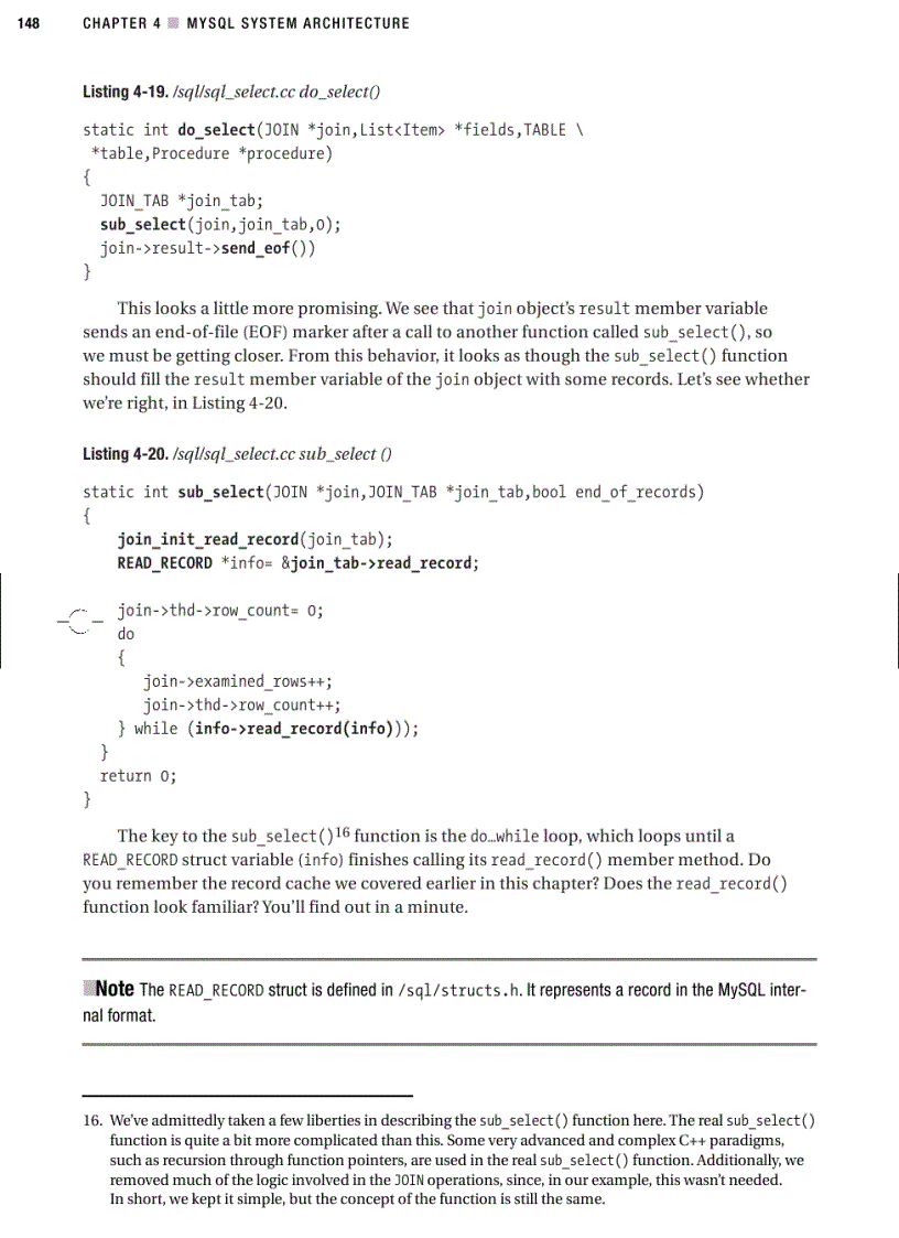 image for page Mysql system architecture