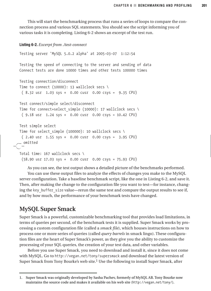 image for page Benchmarking and profiling