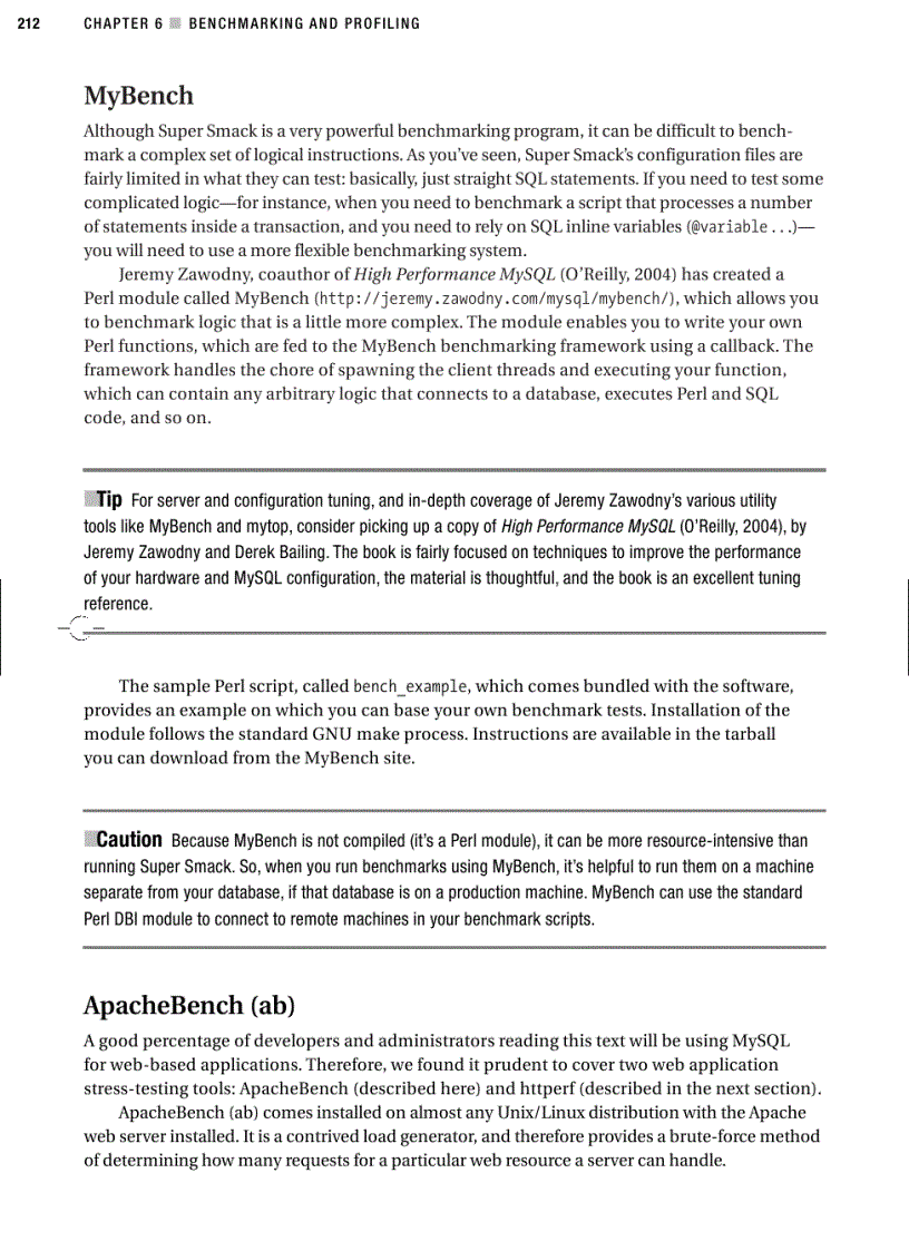 image for page Benchmarking and profiling