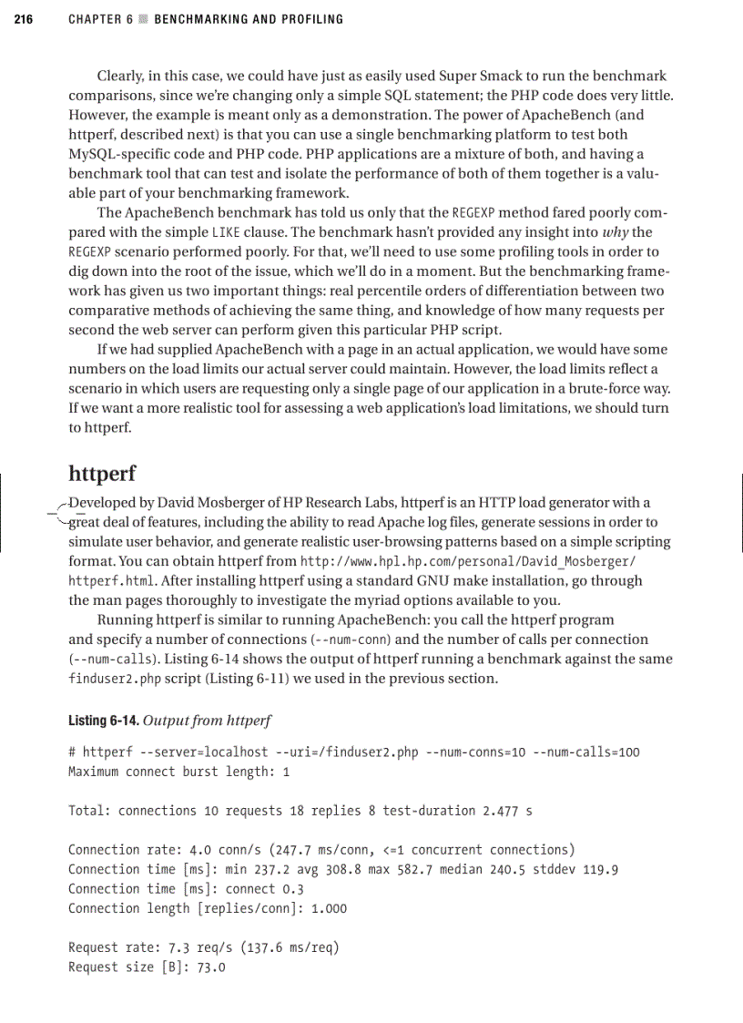 image for page Benchmarking and profiling