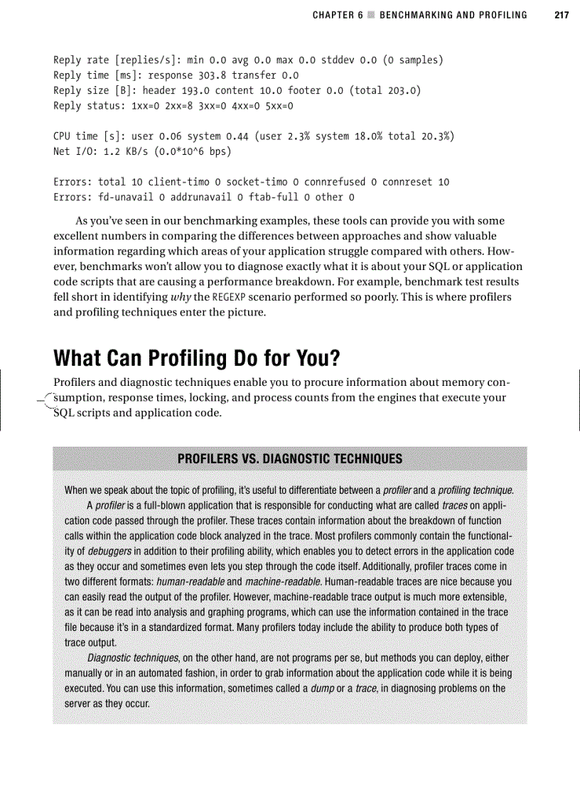 image for page Benchmarking and profiling