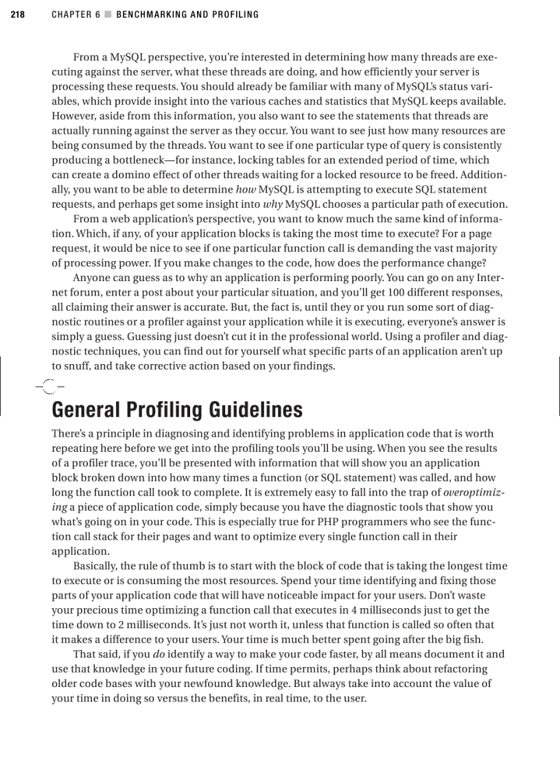 image for page Benchmarking and profiling