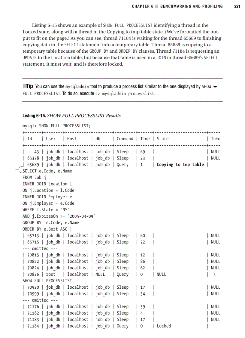 image for page Benchmarking and profiling
