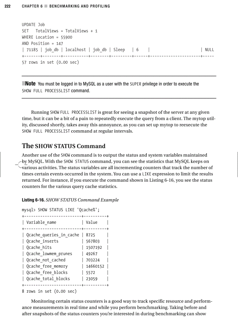 image for page Benchmarking and profiling