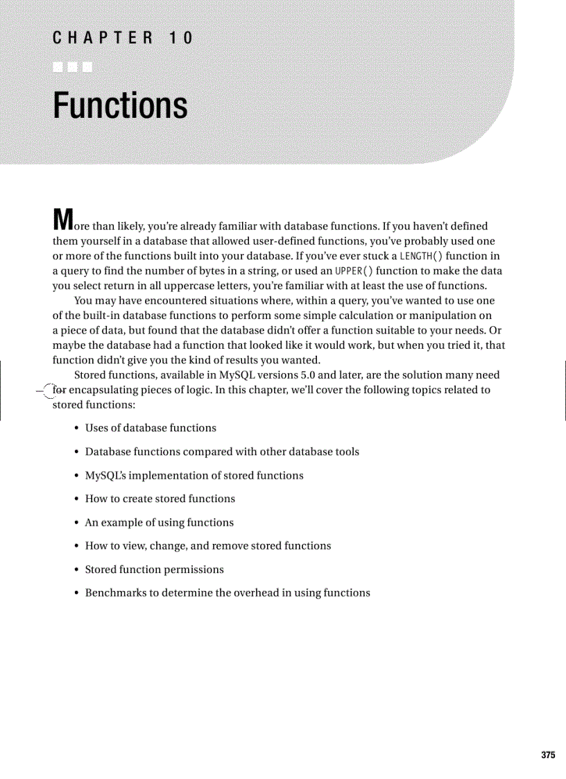 image for page Stored Procedures in MySQL