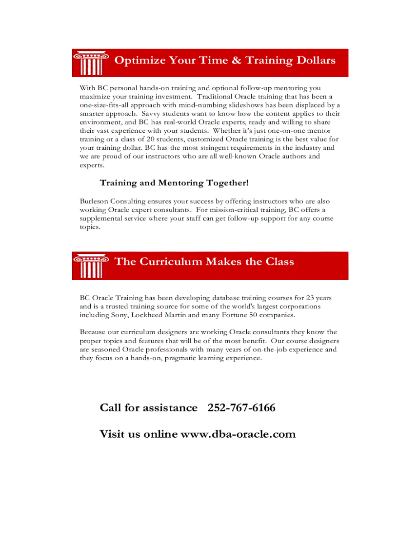 image for page The Wise Approach to Oracle Training