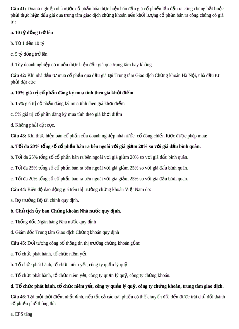 image for page Đề thi trắc nghiệm thị trường chứng khoán đh kinh tế tp hcm có đáp án