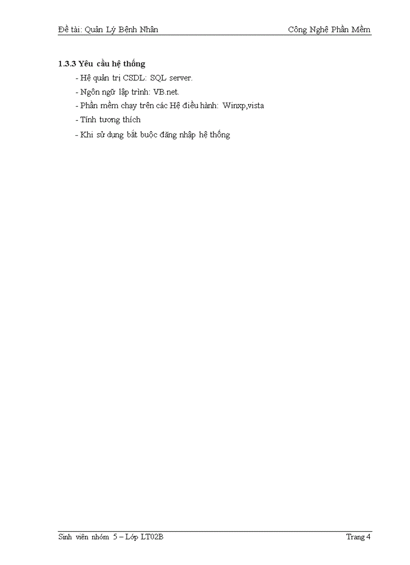 image for page Quản Lý Bệnh Nhân