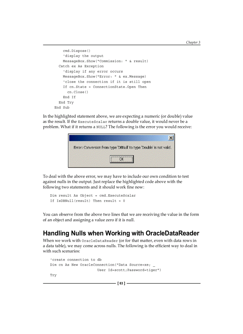 image for page Retrieving Data from Oracle Using ODP NET