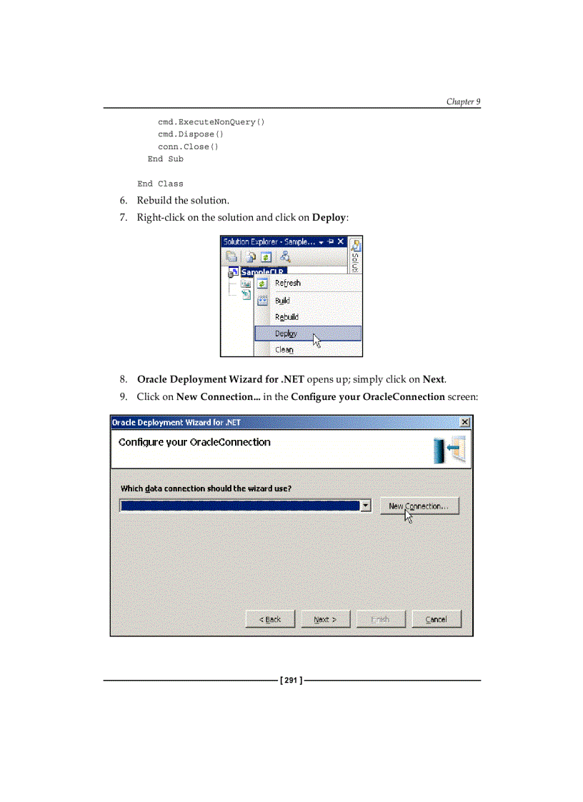 image for page Introduction to Oracle Developer Tools for Visual Studio 2005