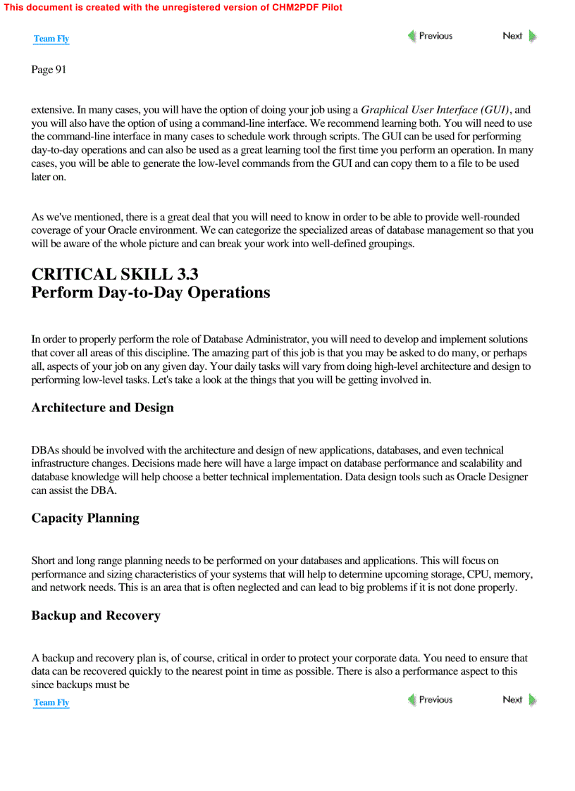 image for page The Database Administrator
