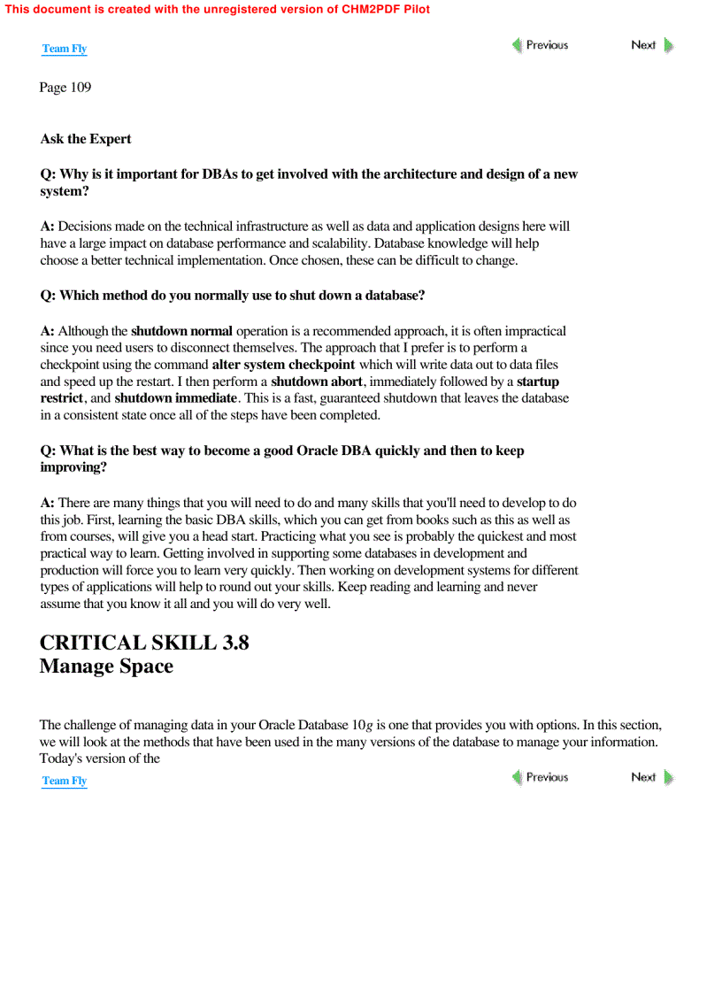 image for page The Database Administrator