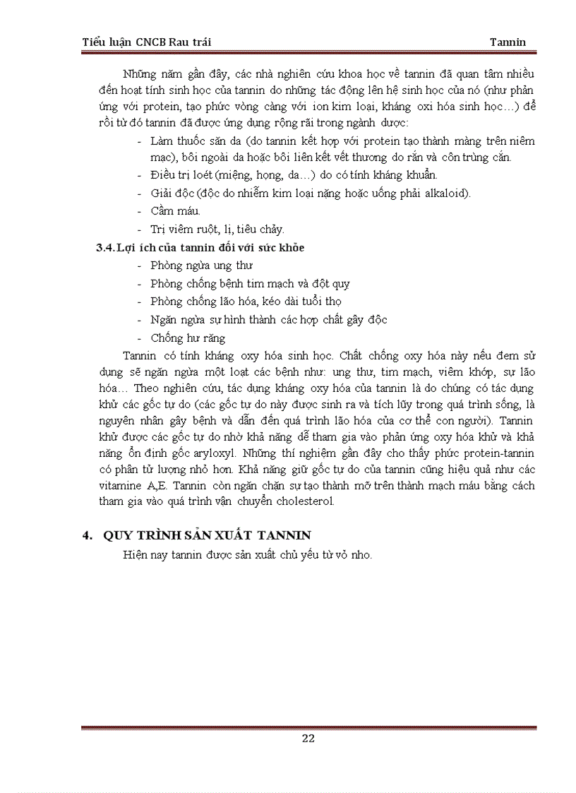 image for page Tổng quan về tannin và công nghệ sản xuất