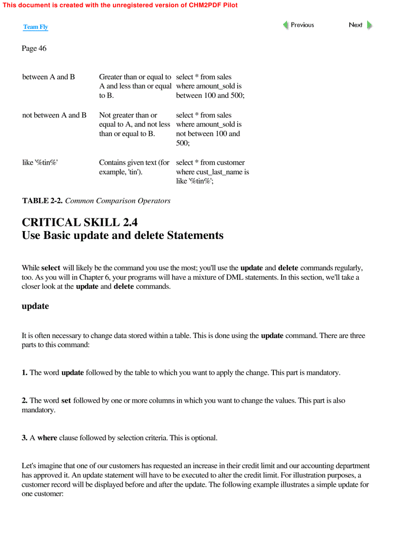 image for page SQL Structured Query Language