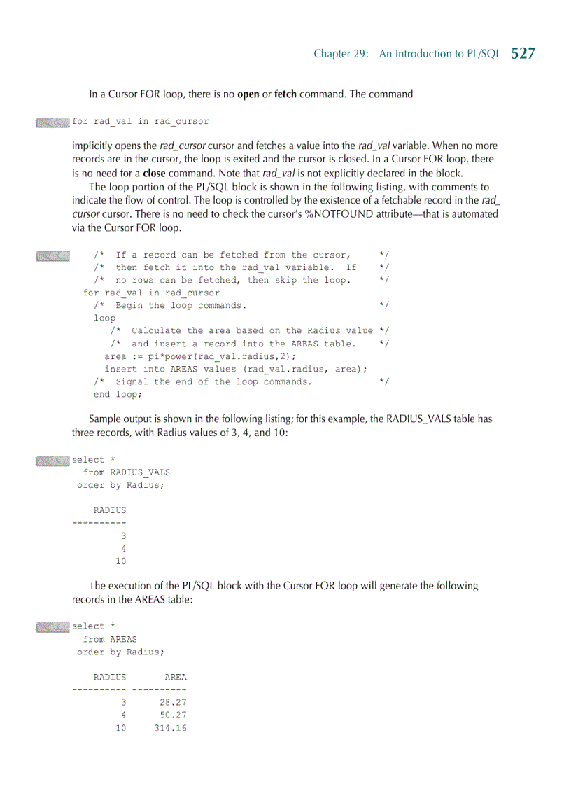 image for page An Introduction to PL SQL