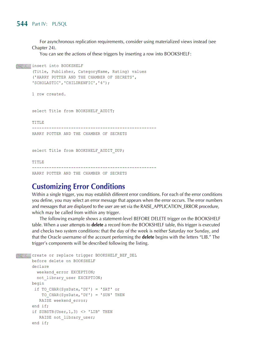 image for page An Introduction to PL SQL
