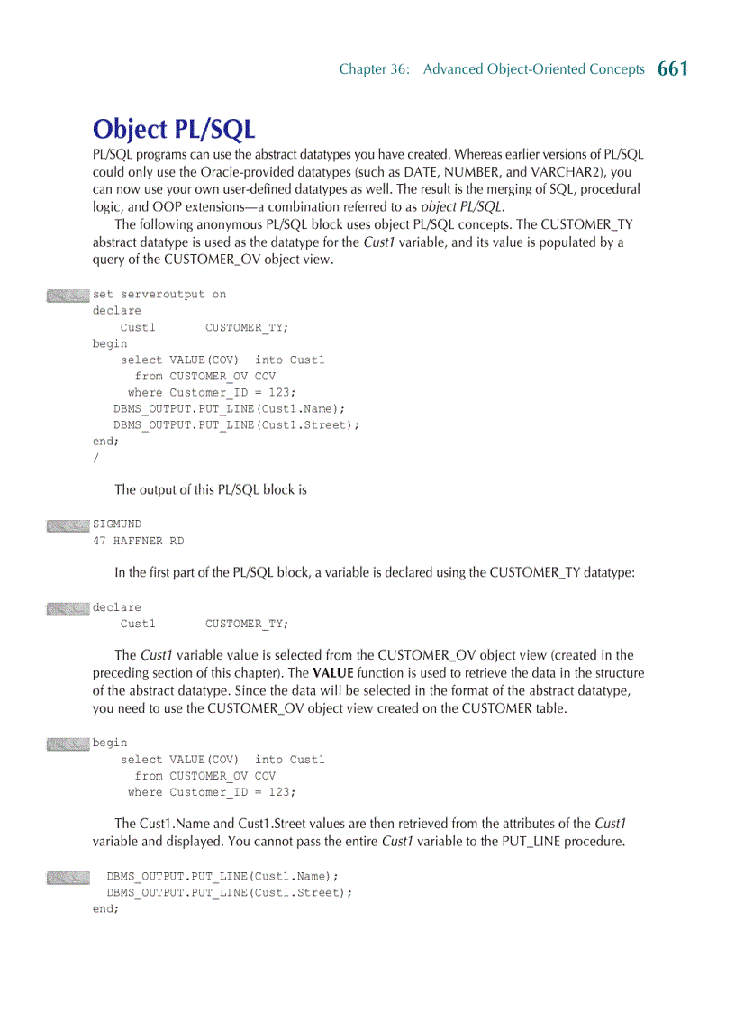 image for page Object Relational Databases