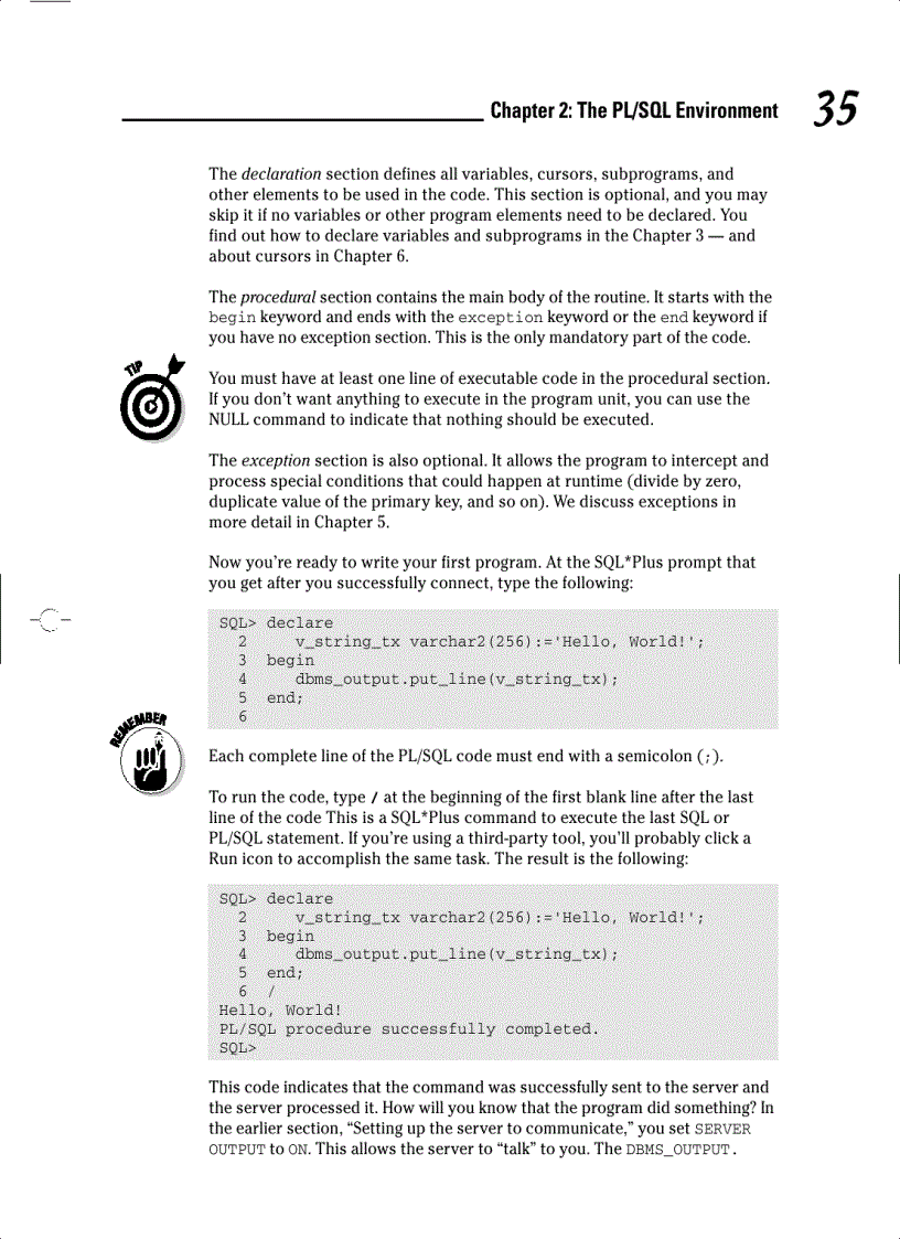 image for page Basic PL SQL Concepts