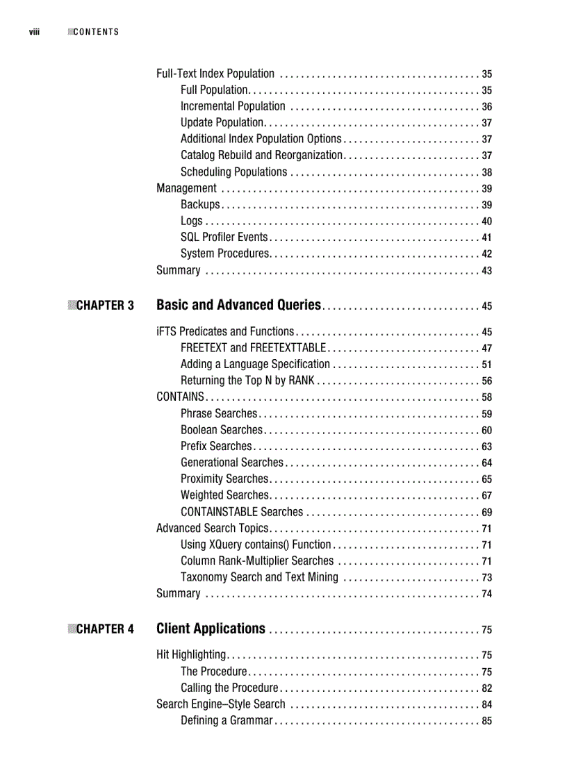 image for page Pro Full Text Search in SQL Server 2008