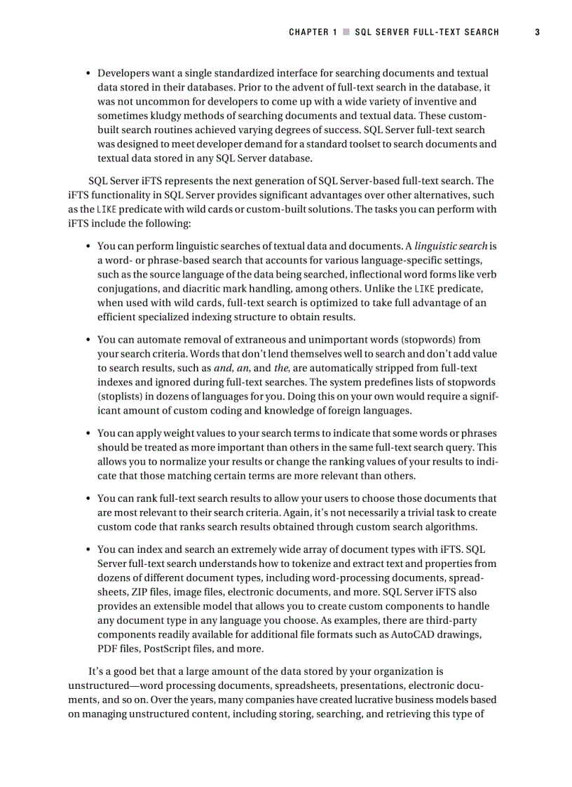 image for page Pro Full Text Search in SQL Server 2008