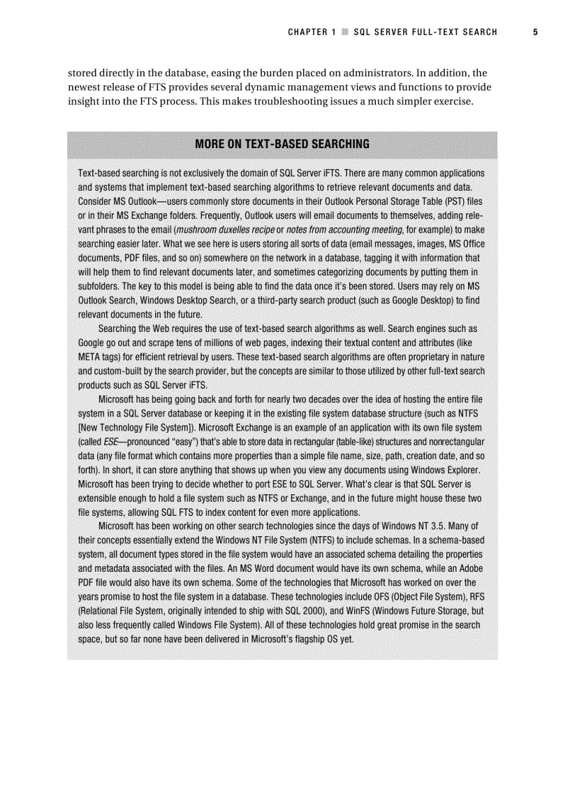 image for page Pro Full Text Search in SQL Server 2008