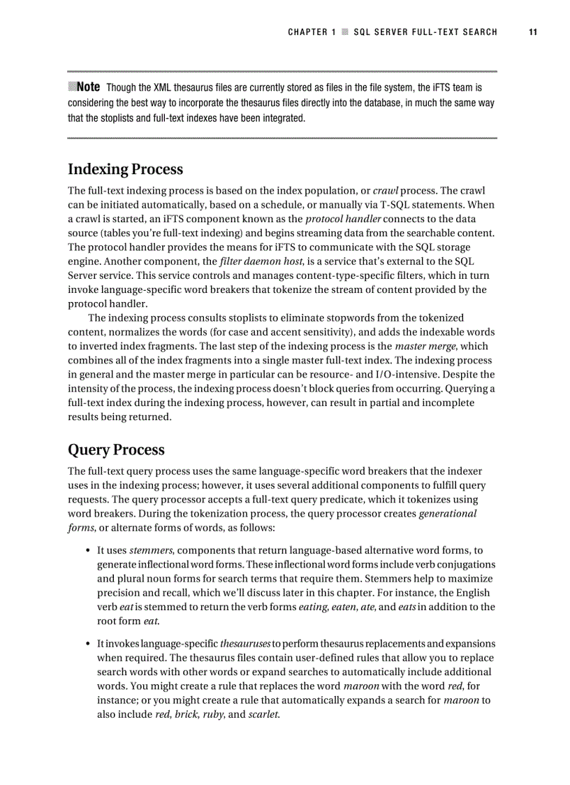 image for page Pro Full Text Search in SQL Server 2008