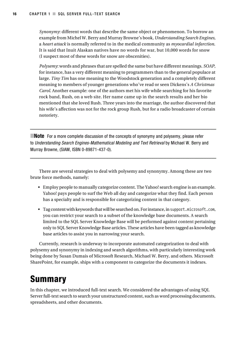 image for page Pro Full Text Search in SQL Server 2008