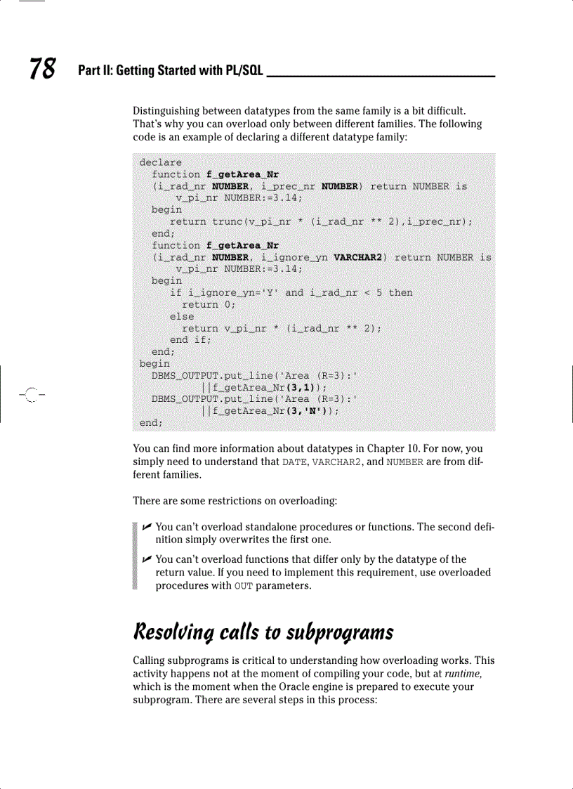 image for page Getting Started with PL SQL