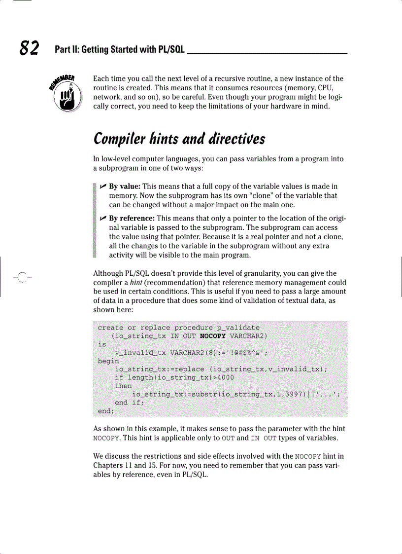 image for page Getting Started with PL SQL