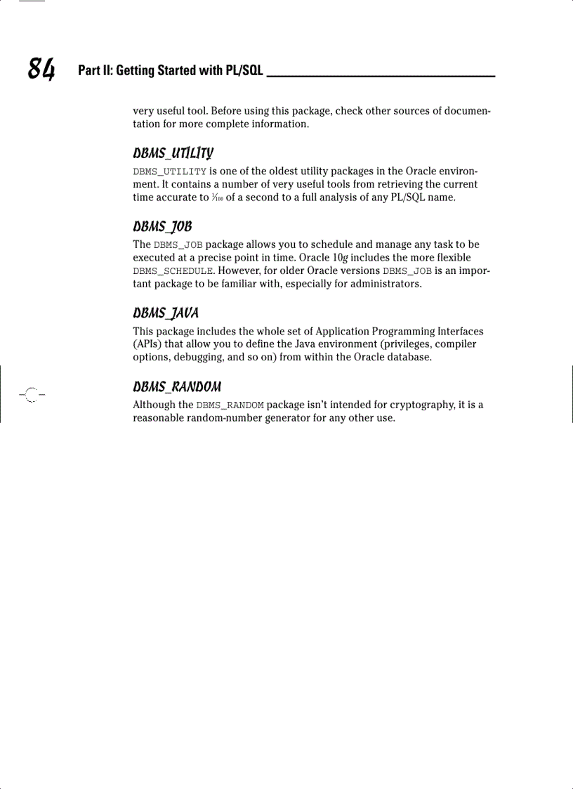 image for page Getting Started with PL SQL