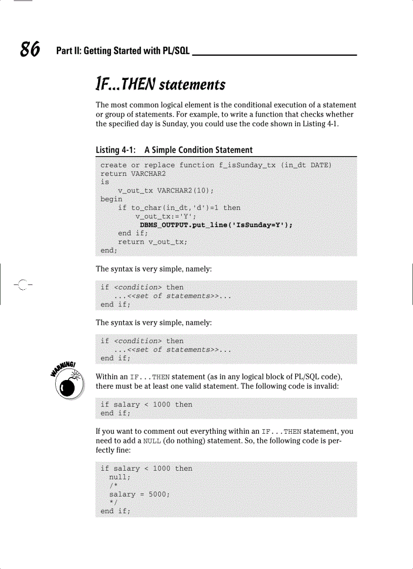image for page Getting Started with PL SQL