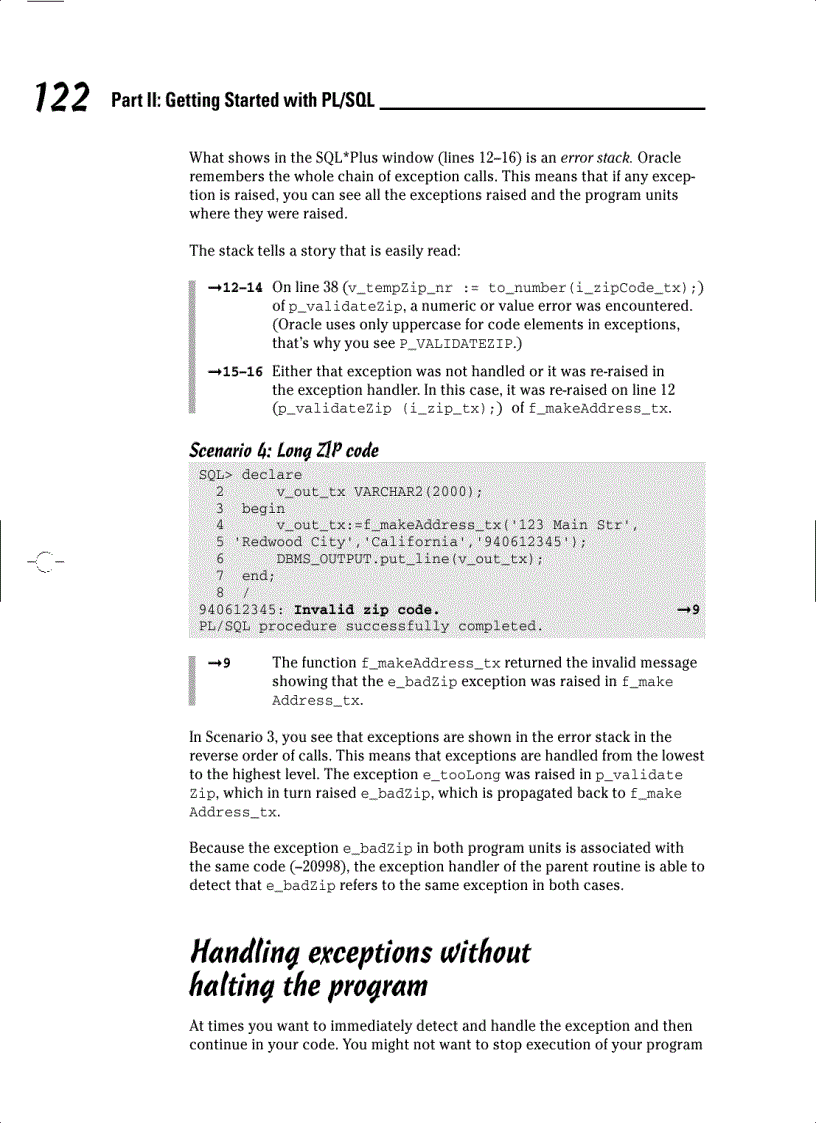 image for page Adding User Defined Exceptions