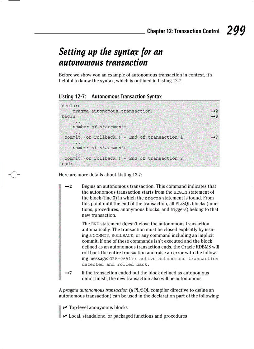 image for page Transaction Control