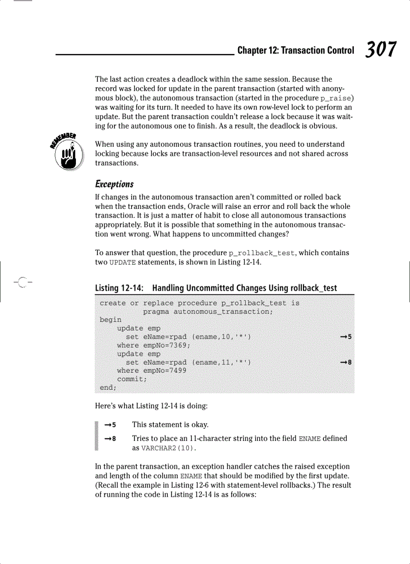 image for page Transaction Control