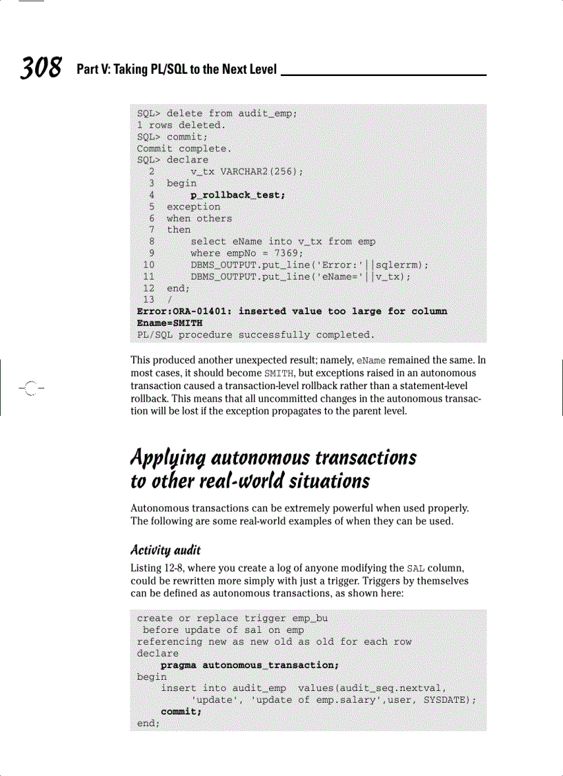 image for page Transaction Control