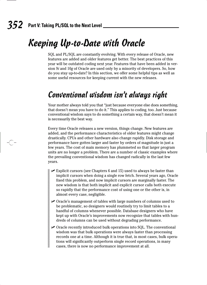 image for page Taking PL SQL to the Next Level