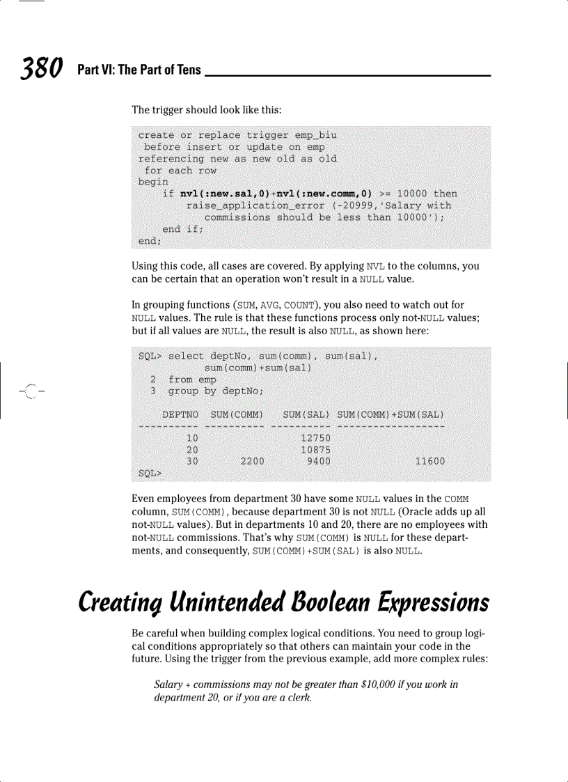 image for page Ten Common Mistakes to Avoid in PL SQL