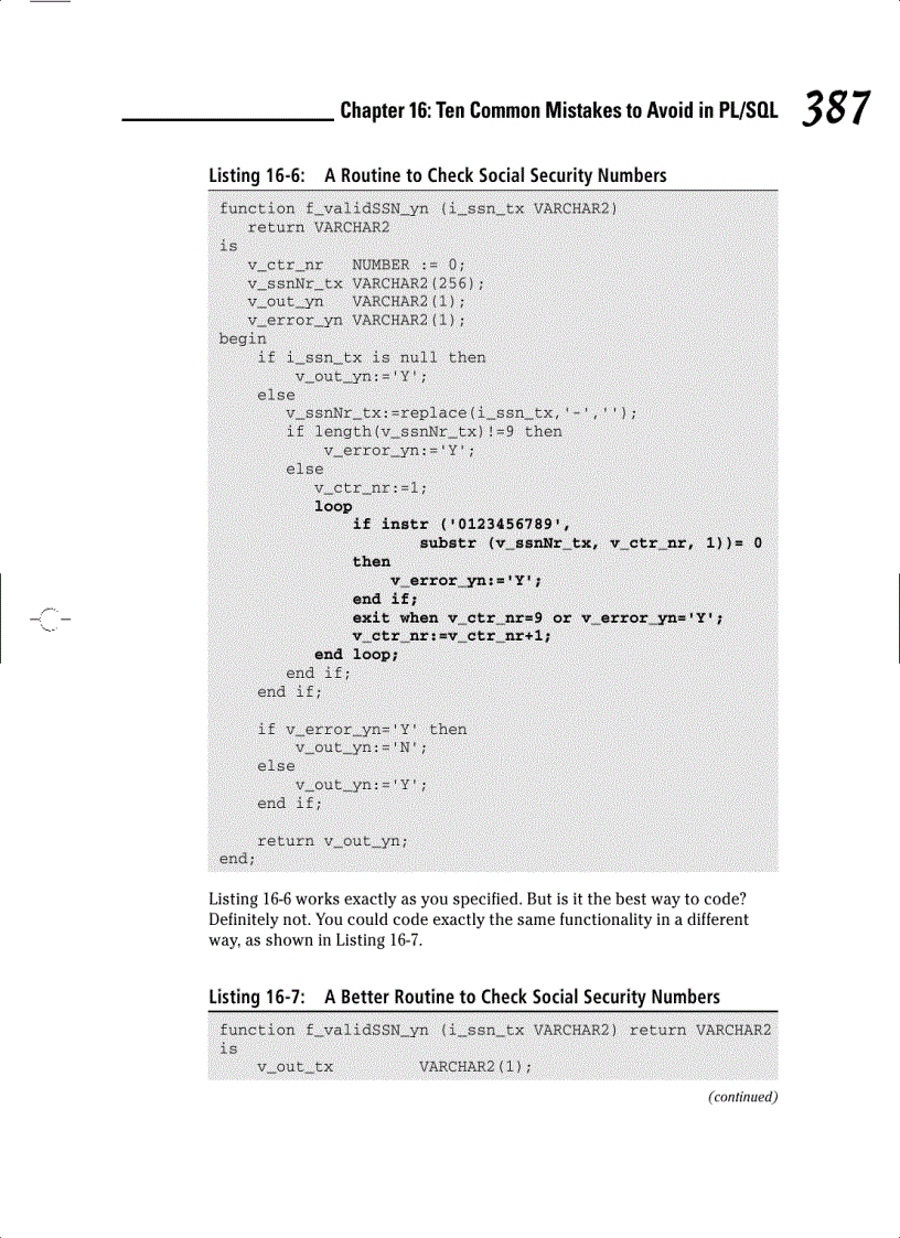 image for page Ten Common Mistakes to Avoid in PL SQL