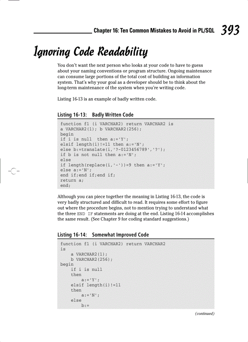 image for page Ten Common Mistakes to Avoid in PL SQL