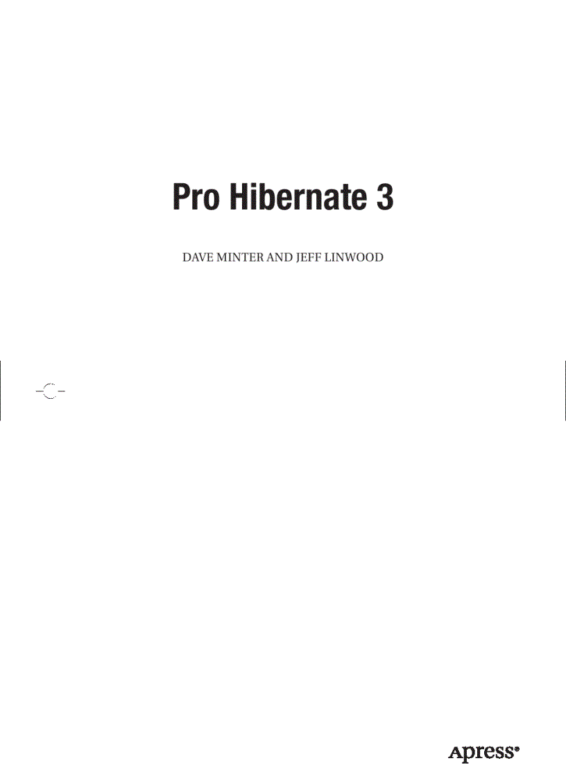 image for page Pro Hibernate 3